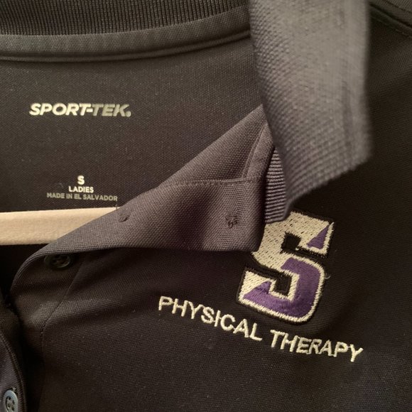 Scranton Physical Therapy Polo - Black, Women's S - Picture 2 of 2